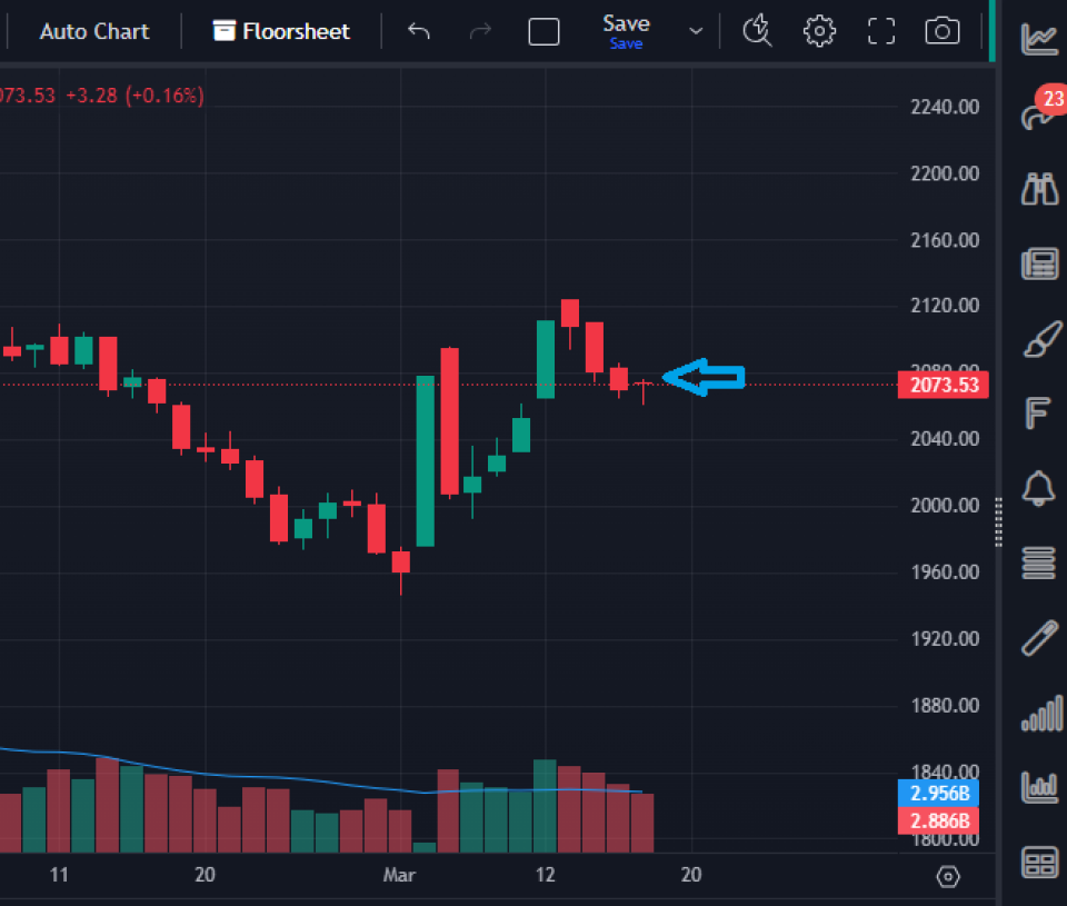 NEPSE support Zone on chart "There is no bullish movement in the market yet"